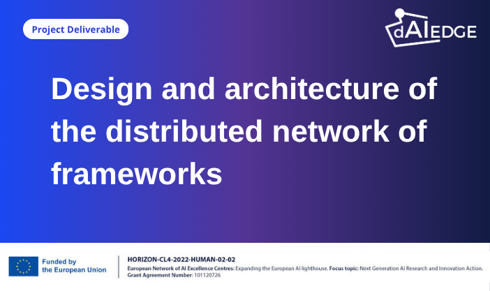 Design and architecture of the distributed network of frameworks
