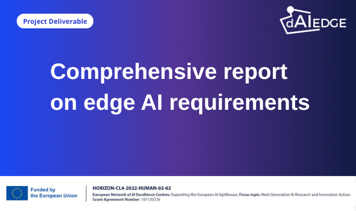 Comprehensive report on edge AI requirements