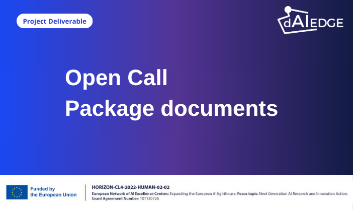 Open Call Package documents
