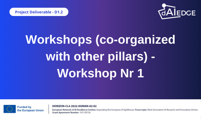 Two-day workshop for alignment with all pillars of the EU AI Lighthouse