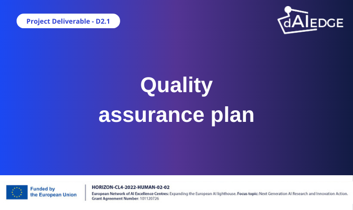 Measures for ensuring quality