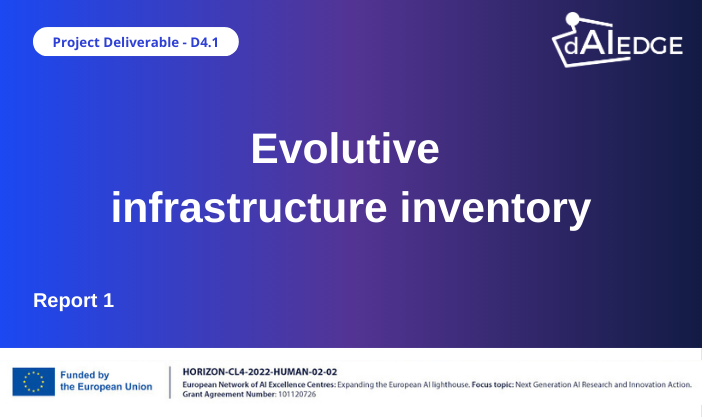 Evolutive infrastructure inventory - Report 1