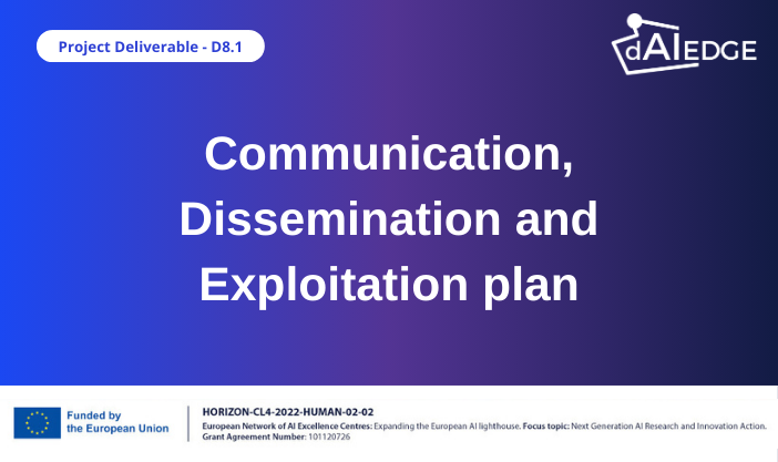 Communication, Dissemination and Exploitation plan
