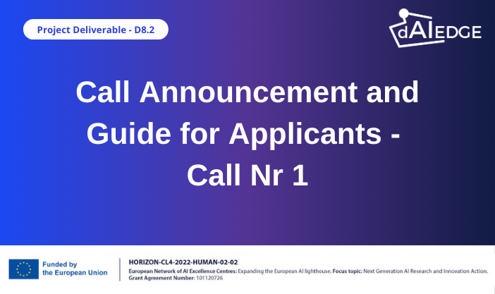 Open Call Package documents